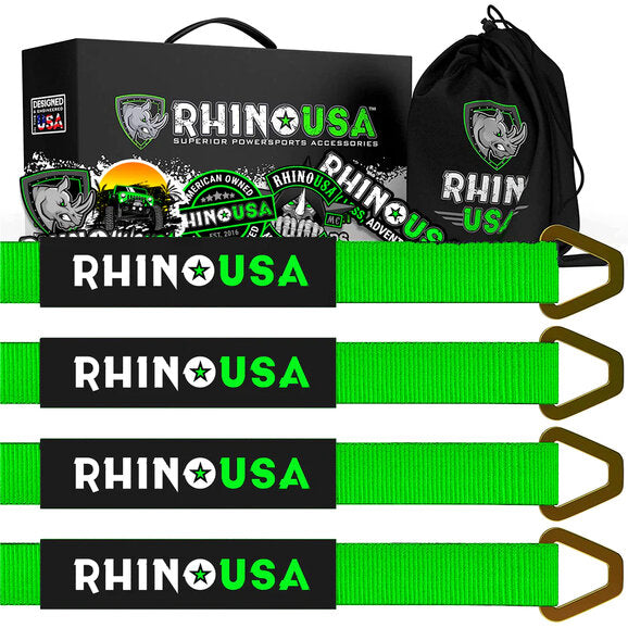 Load image into Gallery viewer, Rhino USA 2&quot; x 38&quot; Axle Tie-Down Straps
