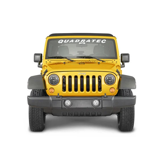 Load image into Gallery viewer, Quadratec Premium Heated LED Projector Beam Headlights for 07-18 Jeep Wrangler JK
