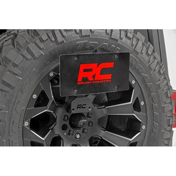 Load image into Gallery viewer, Rough Country 10534 License Plate Adapter for 18-24 Jeep Wrangler JL
