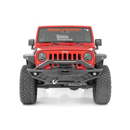 Rough Country 99037 High Clearance LED Flat Fender Flare Kit for 07-18 Jeep Wrangler JK