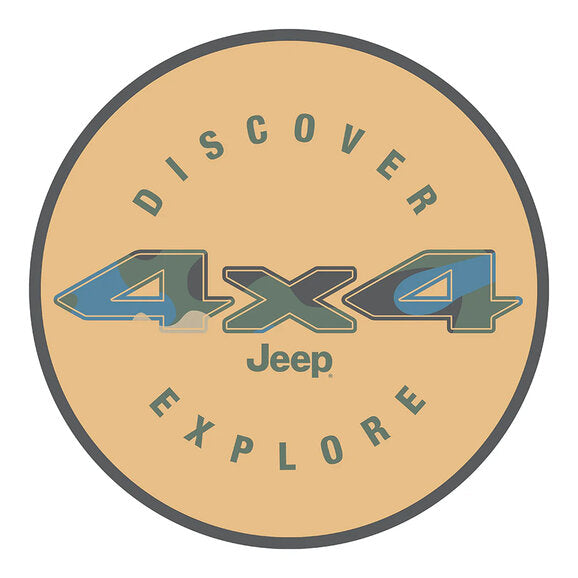 Load image into Gallery viewer, Jeep Merchandise 4&quot; Jeep Logo Circle Jeep Sticker
