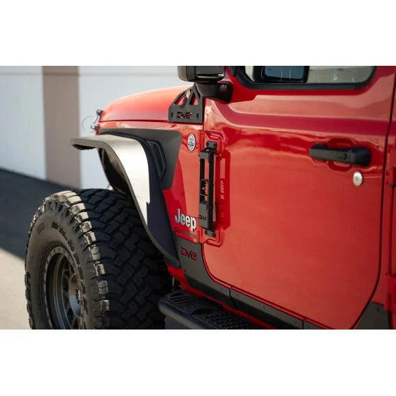 Load image into Gallery viewer, DV8 Offroad STJL-04 Hinge Mounted Steps for 07-24 Jeep Wrangler JK, JL &amp; Gladiator JT
