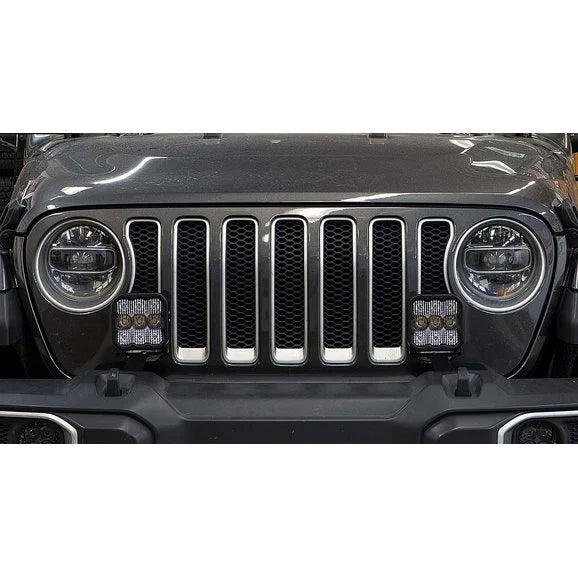 Load image into Gallery viewer, Diode Dynamics DD7283P Stage Series Bumper Bracket Kit for 18-22 Jeep Wrangler JL
