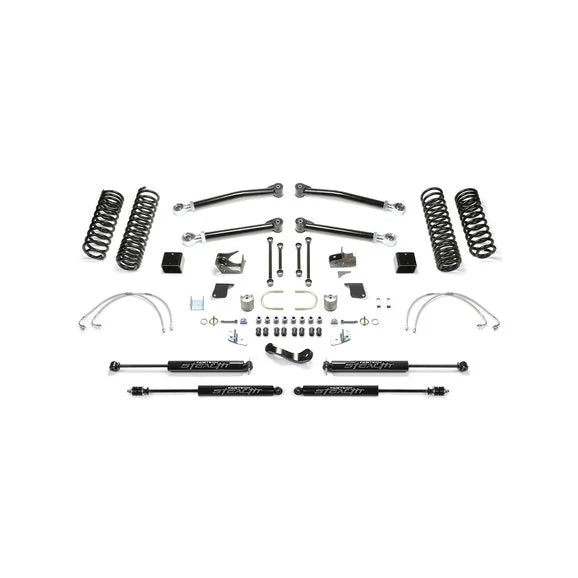 Fabtech 5in Trail Long Travel Lift Kits for 07-18 Jeep Wrangler Unlimited JK 4 Door