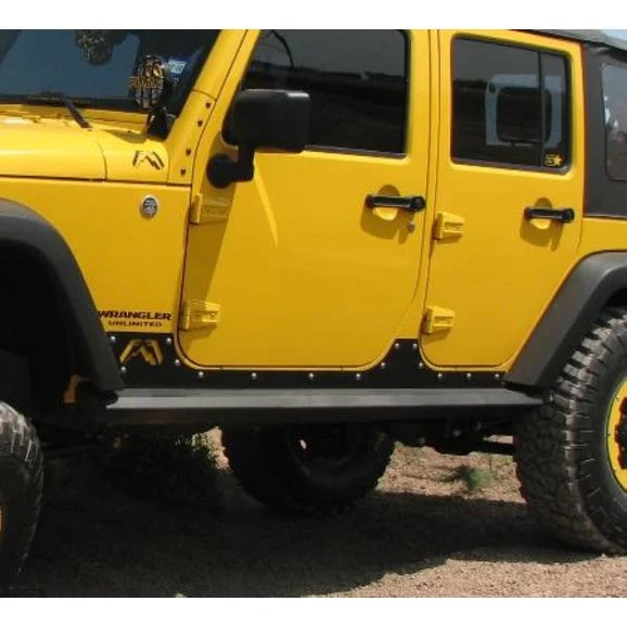 Load image into Gallery viewer, Fab Fours Rock Sliders for 07-18 Jeep Wrangler Unlimited JK 4 Door
