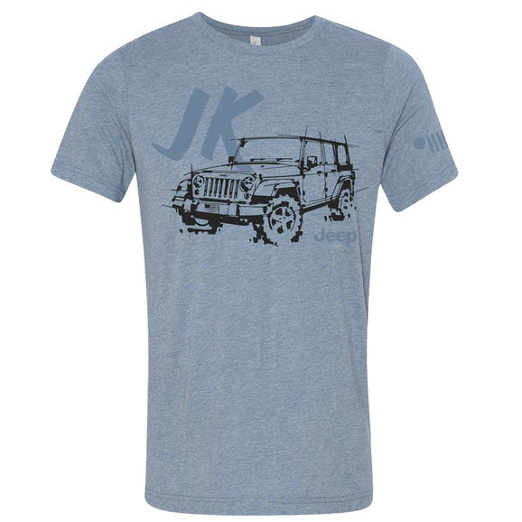 Load image into Gallery viewer, Jeep Merchandise Mens Jeep JK LDD Series T-Shirt in Lake Blue
