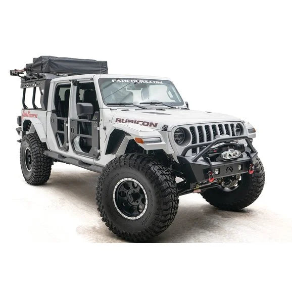 Load image into Gallery viewer, Fab Fours Front Stubby Bumper for 18-24 Jeep Wrangler JL &amp; Gladiator JT
