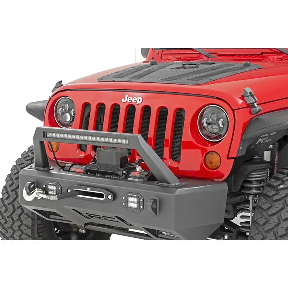 Load image into Gallery viewer, Rough Country RCH5000 7in LED Projector Headlights for 97-18 Jeep Wrangler TJ &amp; JK
