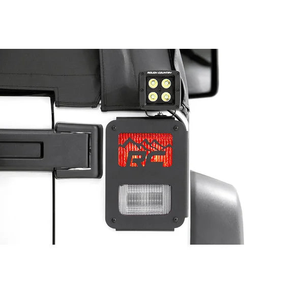 Load image into Gallery viewer, Rough Country 1078 Tail Light Covers for 07-18 Jeep Wrangler JK
