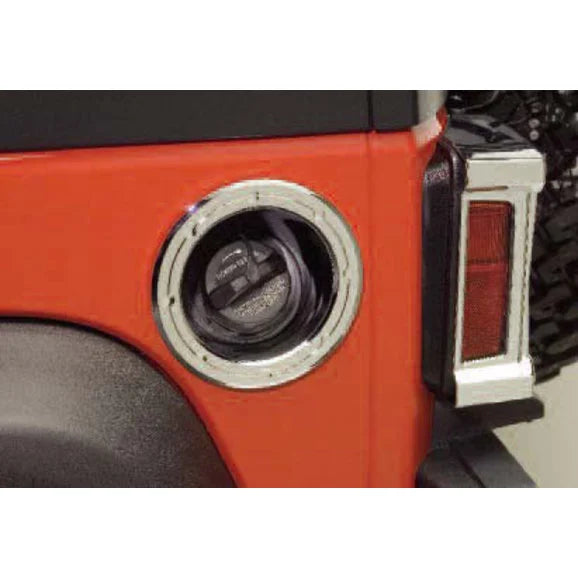 Putco 400939 Chrome Fuel Tank Door Cover for 07-18 Jeep Wrangler Unlimited JK 4 Door