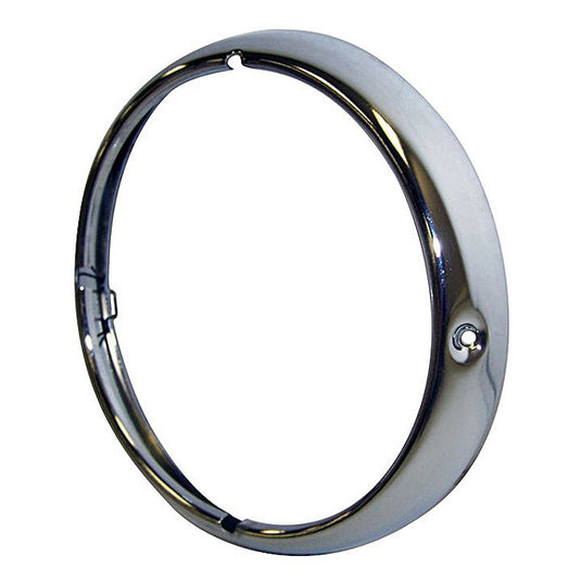 Crown Automotive J0649518 Chrome Headlamp Bezel for 55-71 Jeep CJ-3B, CJ-5 and CJ-6