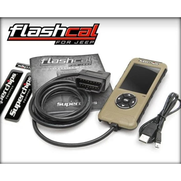 Load image into Gallery viewer, Superchips 42450-FC Pulsar &amp; Flashcal Combo for 15-18 Jeep Wrangler JK with 3.6L Engine
