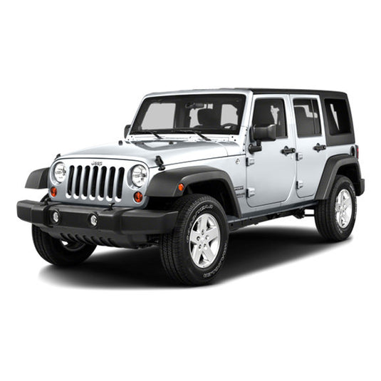 Black Horse Off Road Full Mirror Covers in Chrome for 07-18 Jeep Wrangler JK & Unlimited JK