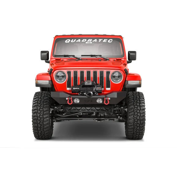 Load image into Gallery viewer, Body Armor JL-19532 Front Mid Width Winch Bumper for 18-21 Jeep Wrangler JL &amp; Gladiator JT
