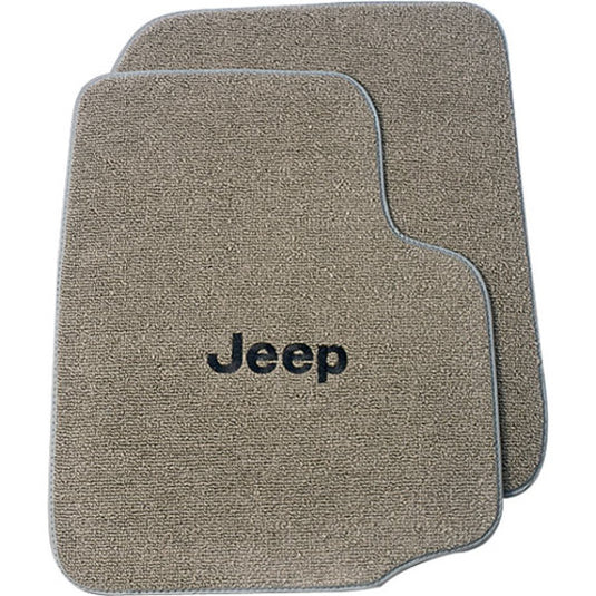 Auto Custom Carpets Jeep Custom Front Floor Mats for 87-95 Jeep Wrangler YJ