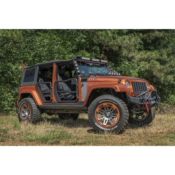 Load image into Gallery viewer, Rugged Ridge Fortis Tube Doors for 07-18 Jeep Wrangler JK
