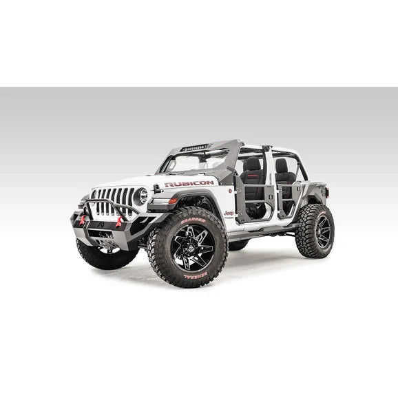 Load image into Gallery viewer, Fab Fours JL1032-1 Front Half Tube Doors for 18-20 Jeep Wrangler JL 2-Door and Gladiator JT
