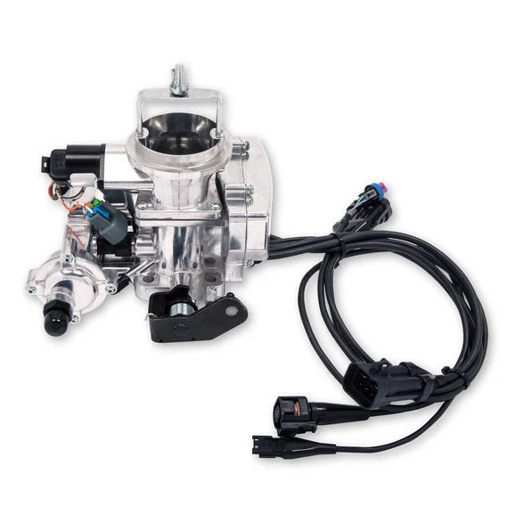 Load image into Gallery viewer, Holley 550-858 Sniper EFI BBD Carburetor in Chrome for 71-86 CJ Jeep Vehicles with 258c.i. 6cyl
