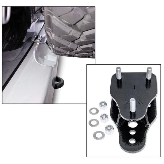 Skyjacker TGSSTR1 Spare Tire Relocation Bracket and Tailgate Saver Spare Tire Support for 07-18 Jeep Wrangler JK