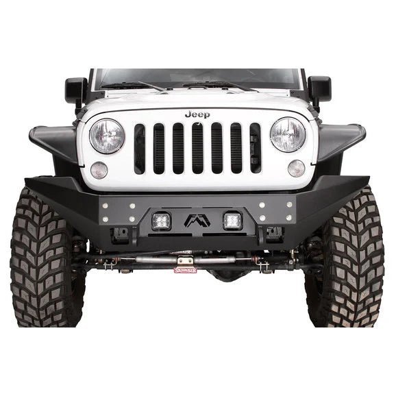 Load image into Gallery viewer, Fab Fours JK07B18571 FMJ Front Full Width Winch Bumper for 07-18 Jeep Wrangler JK
