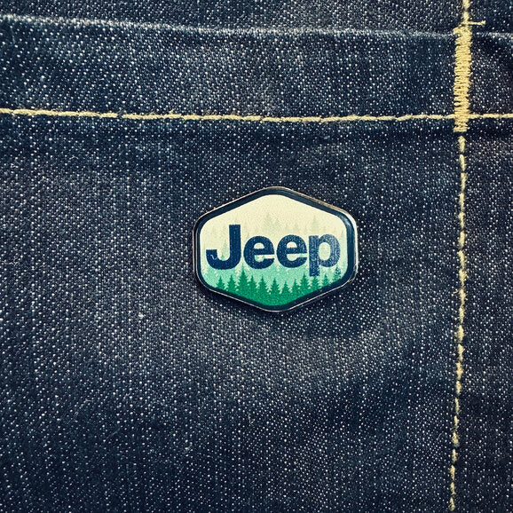 Load image into Gallery viewer, Jeep Merchandise Jeep Logo Enamel Pin
