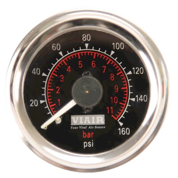 Load image into Gallery viewer, Viair 2&quot; Dual Needle Gauge with Illuminated Face
