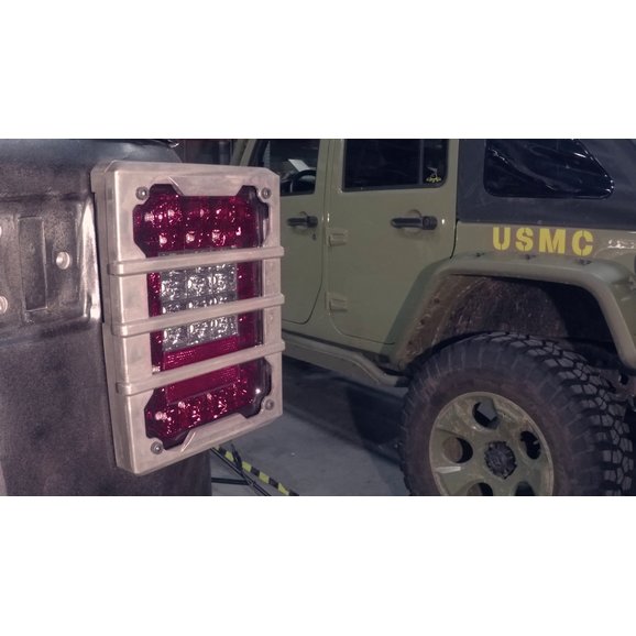 Load image into Gallery viewer, Rugged Ridge Elite Tail Light Guards for 07-18 Jeep Wrangler JK
