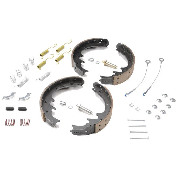 Crown Automotive 8133818MK44 Rear Brake Shoe Set with Hardware for 1986 Jeep CJ 7 with Dana 44 Axle