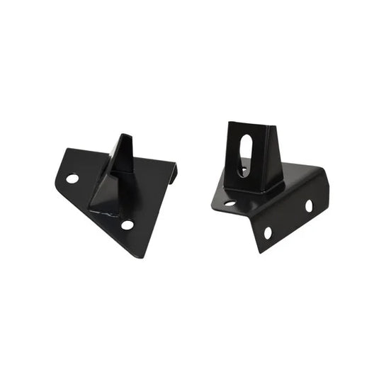 Kentrol Stainless Steel Windshield Light Mount Brackets for 76-95 Jeep CJ-5, CJ-7, CJ-8 Scrambler & Wrangler YJ