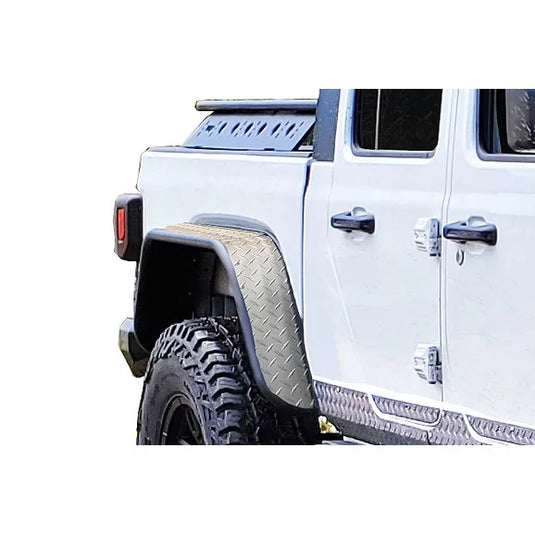 Warrior Products Rear Tube Fender Flares for 20-23 Jeep Gladiator JT