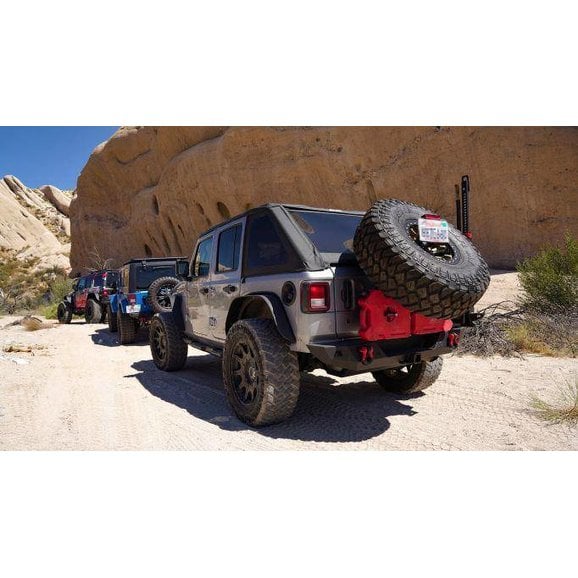 Load image into Gallery viewer, Paramount Automotive 81-20403 Rear Body Width Bumper for 18-22 Jeep Wrangler JL
