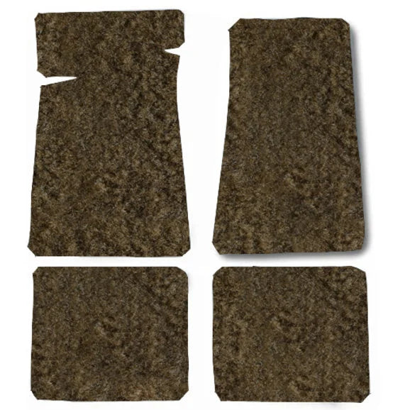 Auto Custom Carpets Custom Fit Carpet Floor Mat 4-Piece Set for 84-96 Jeep Cherokee XJ