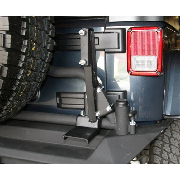 Load image into Gallery viewer, Fab Fours M1450-1 Hi-Lift Jack Carrier for 07-18 Jeep Wrangler JK with
