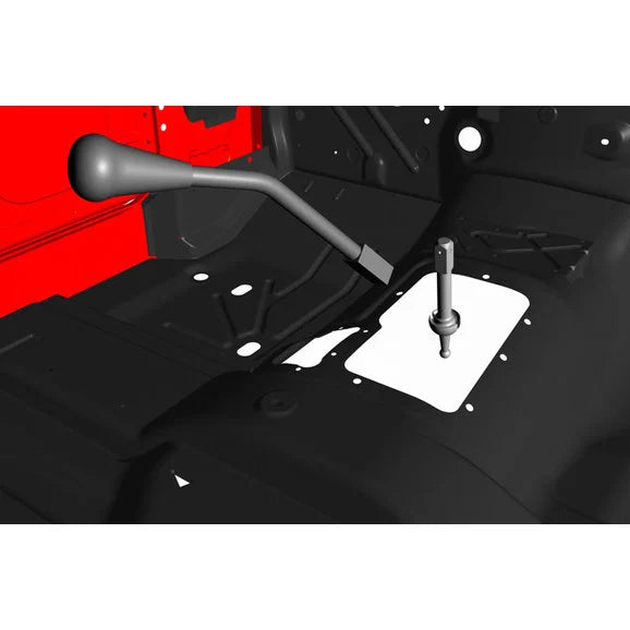 Load image into Gallery viewer, Rough Country 1021 Straight Lower Gear Selector for 97-02 Jeep Wrangler TJ
