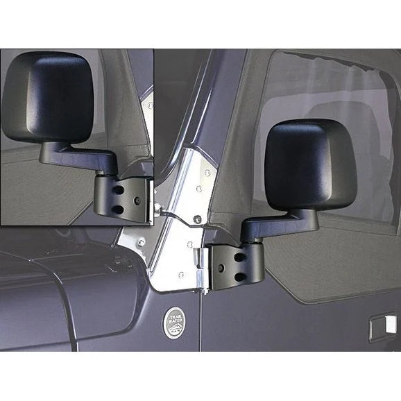 Load image into Gallery viewer, Crown Automotive Modern Style Mirror Set for 87-06 Jeep Wrangler YJ &amp; TJ with Half Doors &amp; 94-06 Jeep Wrangler YJ, TJ &amp; Unlimited with Full Doors
