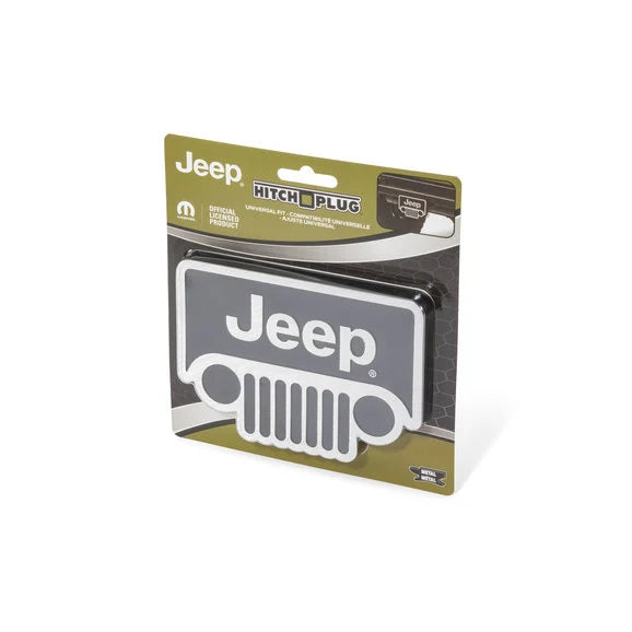 Load image into Gallery viewer, Plasticolor 002291R01 Jeep Grille Logo Hitch Cover for All Receiver Hitches
