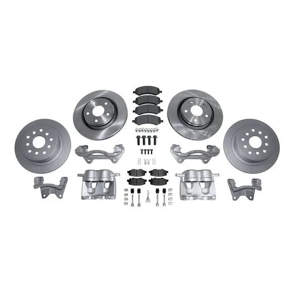 Crown Automotive RT31058 Front & Rear Big Brake Kit for 07-18 Jeep Wrangler JK