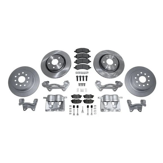 Crown Automotive RT31058 Front & Rear Big Brake Kit for 07-18 Jeep Wrangler JK