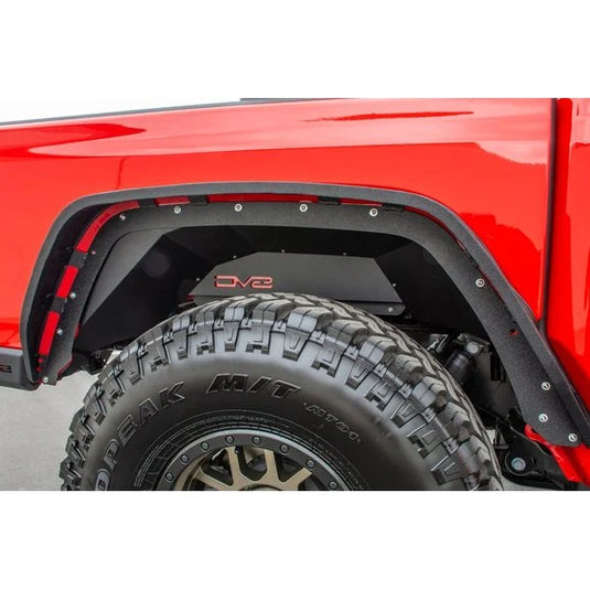 DV8 Offroad INFEND-04RB Rear Inner Aluminum Fenders for 20-24 Jeep Gladiator JT