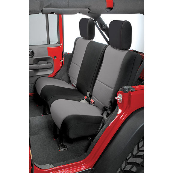 Load image into Gallery viewer, Rugged Ridge Custom Fit Neoprene Rear Seat Covers for 07-18 Jeep Wrangler Unlimited JK 4 Door
