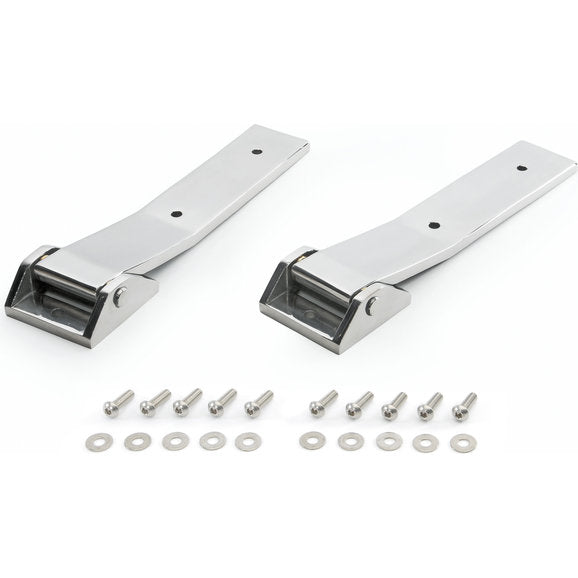 Load image into Gallery viewer, Kentrol Stainless Steel Tailgate Hinges for 07-18 Jeep Wrangler JK
