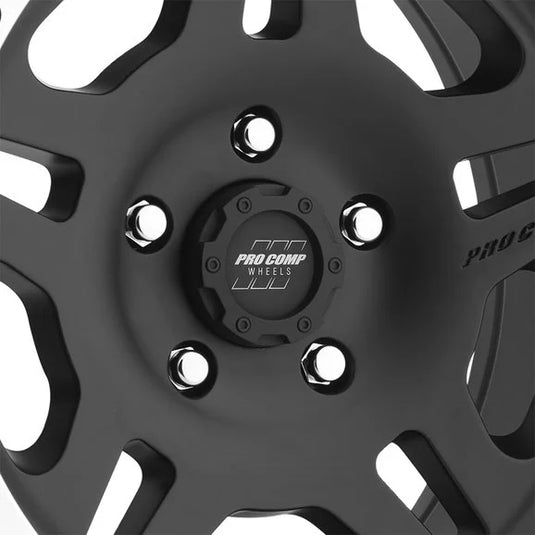 Pro Comp 5129-6865 La Paz Series 29 Wheel Black with Machined Lip for 84-06 Jeep Wrangler YJ, TJ, Cherokee XJ, Grand Cherokee ZJ