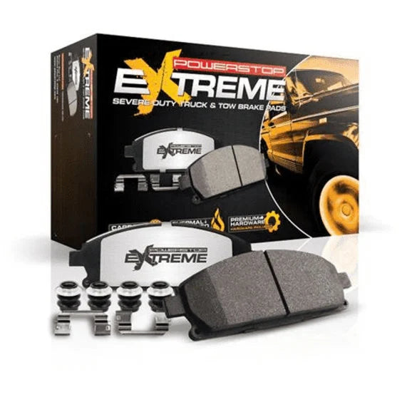 Power Stop Z36-1904 Extreme Duty Truck And Tow Front Brake Pads w/Hardware for 16-17 Jeep Grand Cherokee WK2