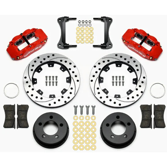 Load image into Gallery viewer, Wilwood Forged Narrow Superlite 4R Big Brake Kit with Drilled Rotors for 87-89 Jeep Wrangler YJ with Dana 30 Front Axle
