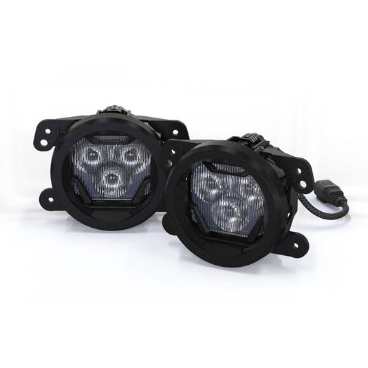 Morimoto 4Banger Fog Light Kit for 18-24 Jeep Wrangler JL and Gladiator JT