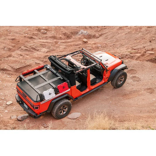 TACTIK Lock & Roll Up Tonneau Cover for 20-24 Jeep Gladiator JT