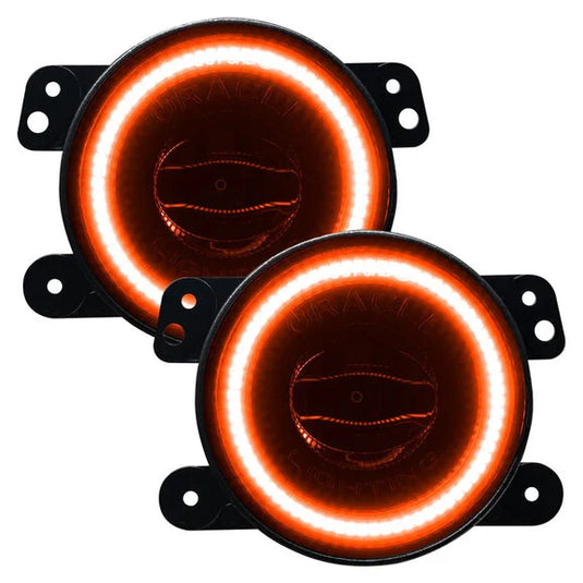 Oracle Lighting 5846-005 20W LED Fog Lights- Amber for 07-24 Jeep Wrangler JK & JL and Gladiator JT