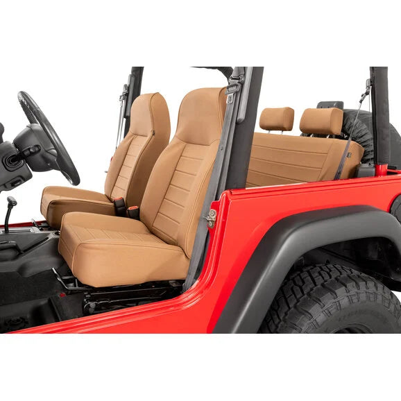 Load image into Gallery viewer, Quadratec Heritage Premium Front Seats for 76-06 Jeep CJs and Wranglers
