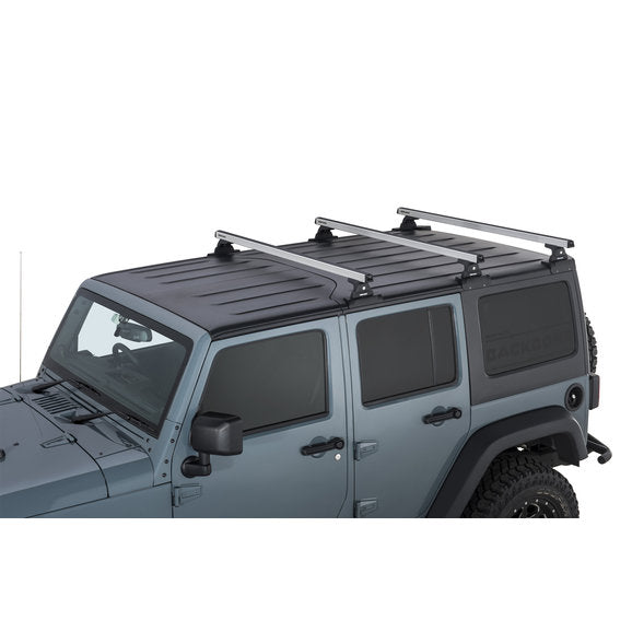 Rhino-Rack Heavy Duty 3-Bar Backbone Roof Rack for 07-18 Jeep Wrangler Unlimited JK Hardtop