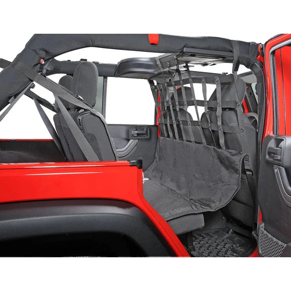 Load image into Gallery viewer, Dirtydog 4X4 J4PD07FSBK Pet Divider / Seat Saver for 07-18 Jeep Wrangler Unlimited JK 4 Door
